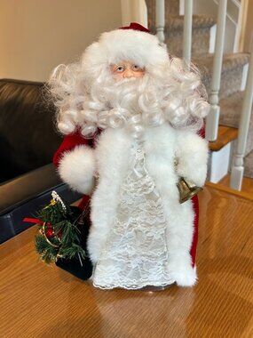 Vintage Smithsonian Santa Claus Figure 13 Inch Christmas Holidays Good Condition